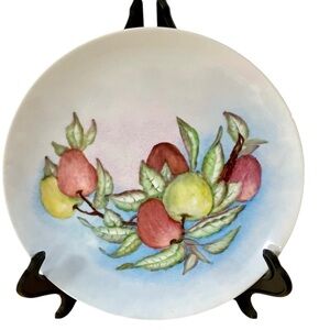 Arzberg Germany Hand Painted Artist Signed Decorative Plate Fruit Design 1950’s